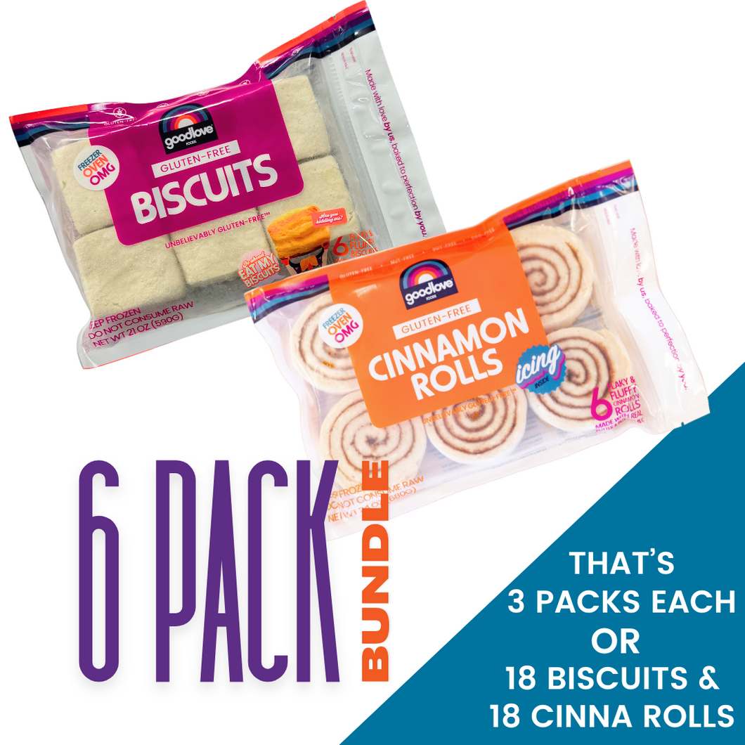 BISCUITS & CINNAMON ROLLS 6 PACK