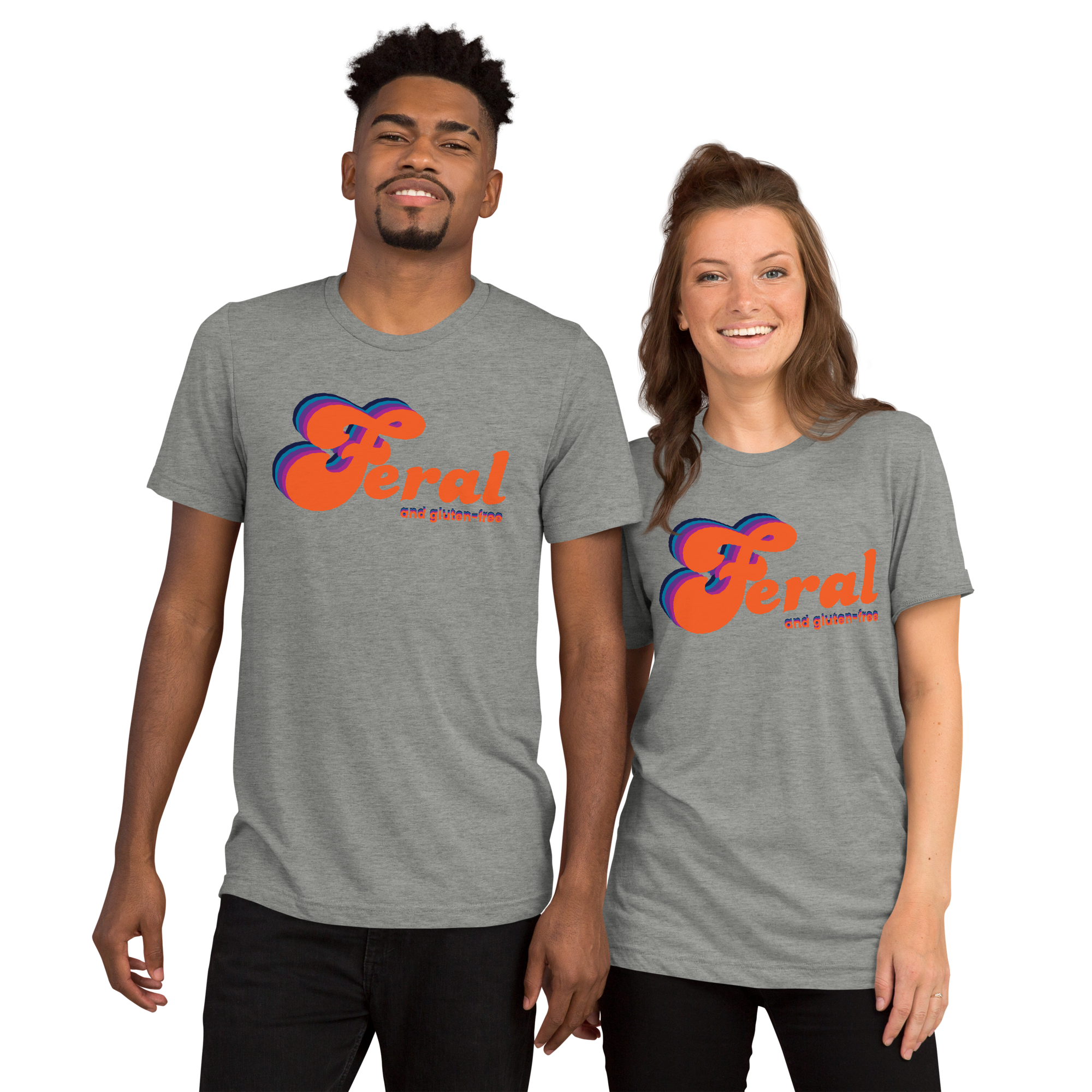 FERAL & Gluten-Free Soft, Comfy Tri-Blend Tee
