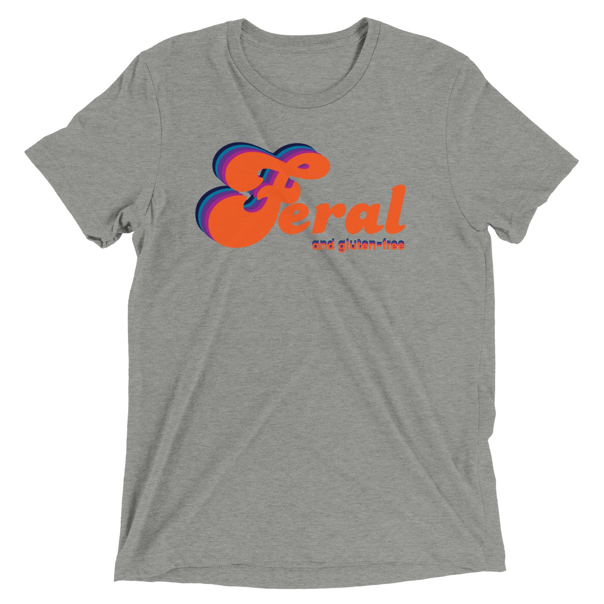 FERAL & Gluten-Free Soft, Comfy Tri-Blend Tee