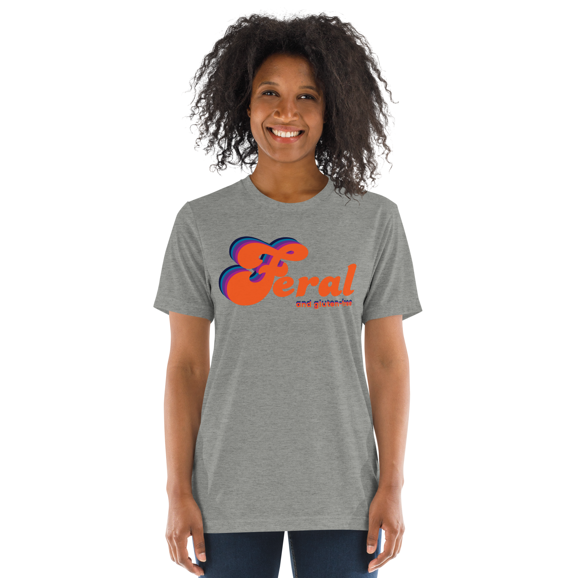 FERAL & Gluten-Free Soft, Comfy Tri-Blend Tee